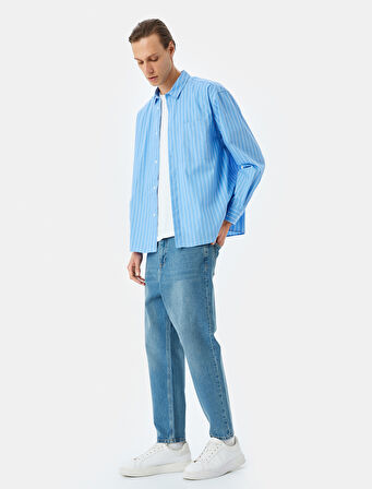 Loose Fit Kot Pantolon - Steve Jean