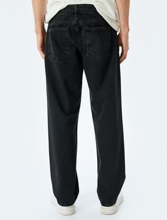 Vintage Straight Fit Jean Pantolon