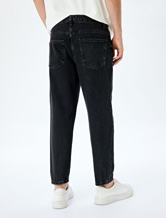Pamuklu Normal Bel Loose Fit Jean Pantolon - Steve Jean