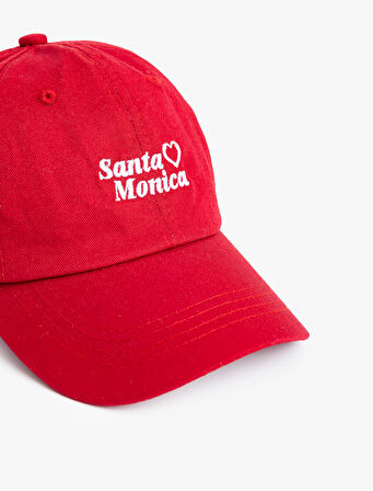 İşlemeli Kep Şapka