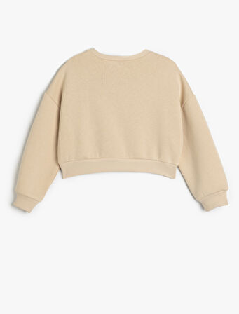 Tom ve Jerry Sweat Lisanslı Bisiklet Yaka Uzun Kollu 