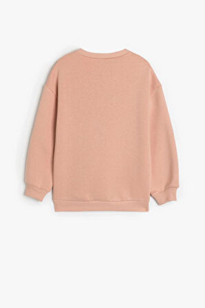 Koton Kız Çocuk Looney Tunes Sweat Lisanslı Bisiklet Yaka Uzun Kollu Şardonlu