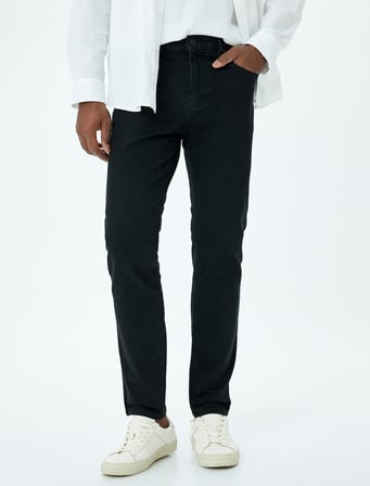 Normal Bel Slim Fit Kot Pantolon - Brad Jean