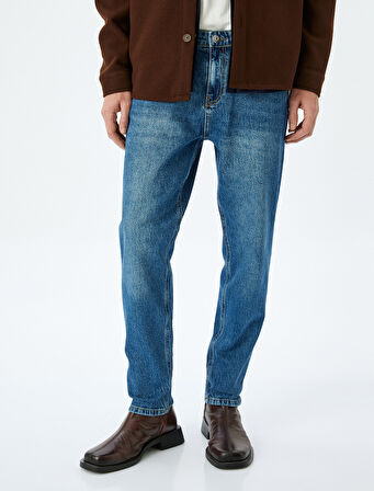 Tapered Fit Kot Pantolon - Joe Jean