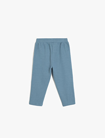 Pamuklu Beli Bağcıklı Regular Fit Jogger Eşofman Altı