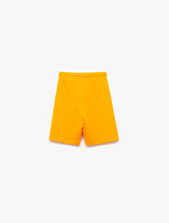 Pamuklu Beli Bağcıklı Basic Şort