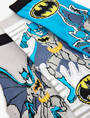 3'lü Batman Baskılı Çorap Seti Lisanslı