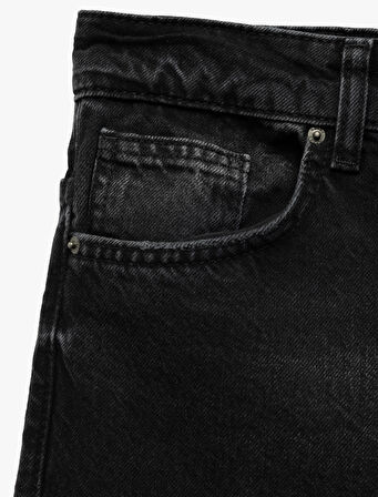 Pamuklu Loose Fit Jean Pantolon - Steve Jean