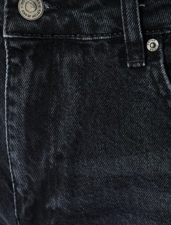 Pamuklu Normal Bel Vintage Straight Fit Jean Pantolon