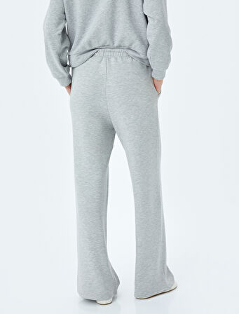 Rahat Kesim Cepli Viskon Geniş Paça Eşofman Altı