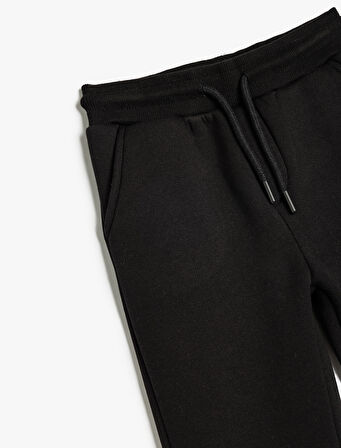 Beli Bağlamalı Cep Detaylı Basic Jogger Eşofman Altı