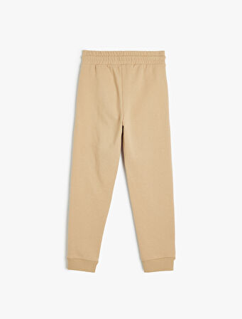 Baskı Detaylı Şardonlu Jogger Eşofman Altı