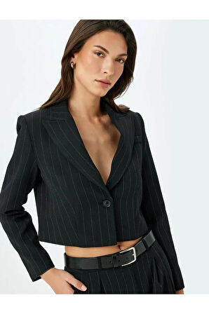 Koton Kadın / Kız Siyah Ceket (Model Kodu: 5Sak50103Uw9S9 )