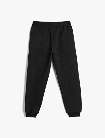 Beli Bağcıklı Regular Fit Jogger Eşofman Altı