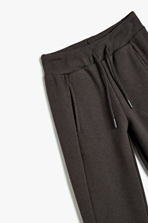 Koton Erkek Çocuk Beli Bağlamalı Cep Detaylı Basic Jogger Eşofman Altı
