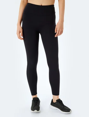 Yüksek Bel Slim Fit Spor Tayt