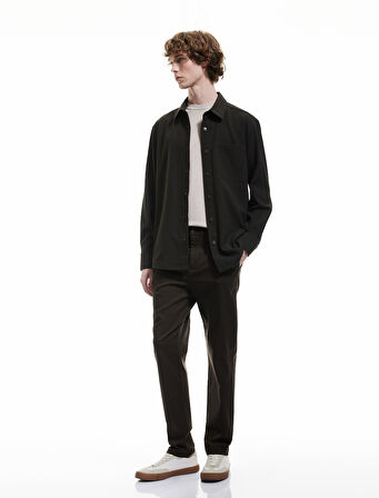 Pamuklu Cep Detaylı Slim Fit Chino Pantolon
