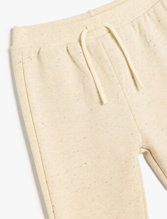 Pamuklu Beli Bağcıklı Basic Jogger Eşofman Altı