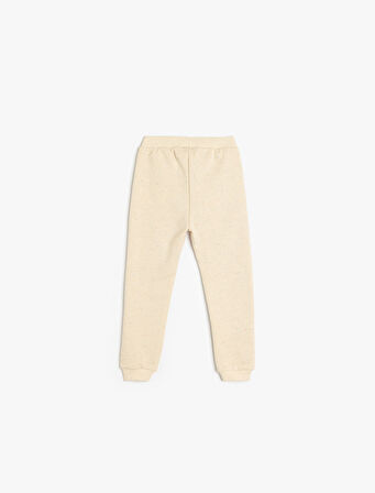 Pamuklu Beli Bağcıklı Basic Jogger Eşofman Altı