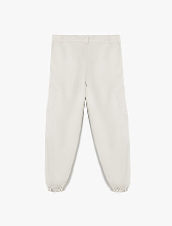 Cep Detaylı Modal Karışımlı Jogger Pantolon