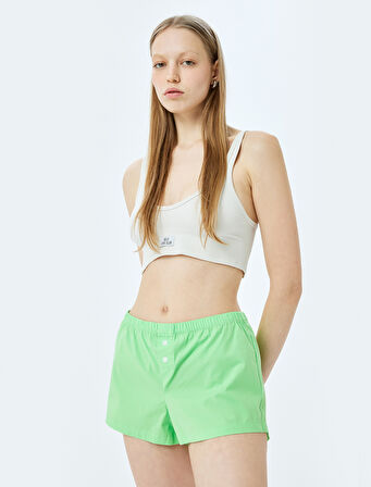 Pamuklu Rahat Kalıp Boxer Pijama Altı