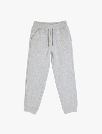 Cep Detaylı Beli Lastikli Jogger Eşofman Altı