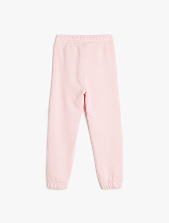 Beli Lastikli Nervürlü Basic Jogger Eşofman Altı