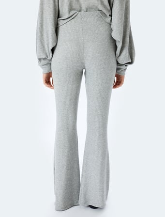 Viskon Karışımlı Beli Bağlamalı İspanyol Paça Pijama Altı