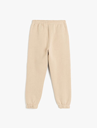 Beli Lastikli Cep Detaylı Basic Jogger Eşofman Altı