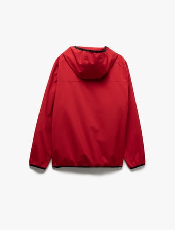Fermuarlı Cepli Uzun Kollu Slim Fit Kapşonlu Mevsimlik Ceket