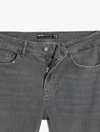 Pamuklu Skinny Fit Jean Pantolon - Michael Jean