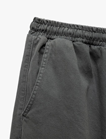 Beli Bağcıklı Chino Cepli Pamuklu Jogger Pantolon