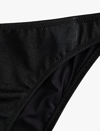 Astarlı Parlak Yüksek Bel Bikini Altı