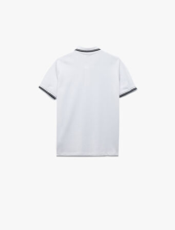 Pamuklu Kısa Kollu Polo Yaka Tişört