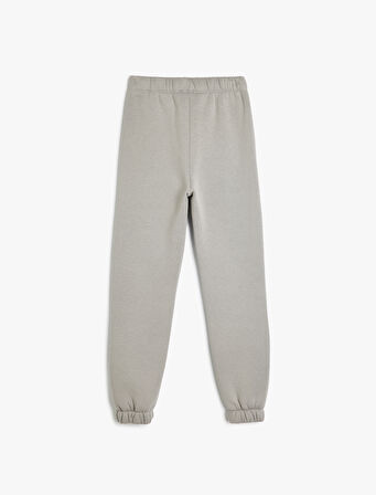 Beli Lastikli Basic Jogger Eşofman Altı