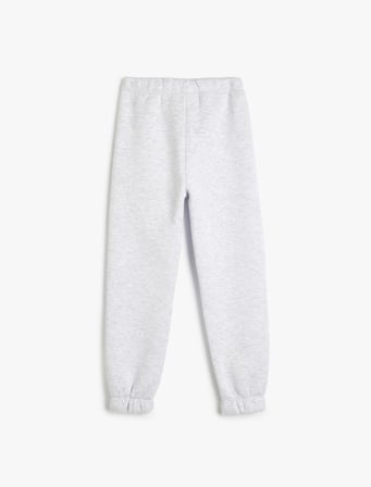 Beli Lastikli Basic Jogger Eşofman Altı