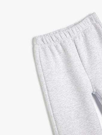 Beli Lastikli Basic Jogger Eşofman Altı