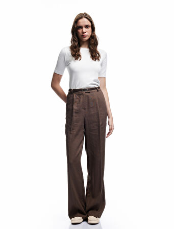 Kısa Kollu Bisiklet Yaka Basic Triko Kazak