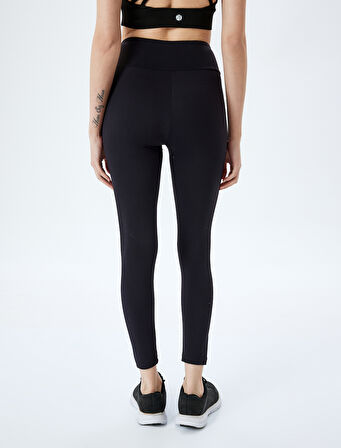 Basic Yüksek Bel Slim Fit Spor Tayt
