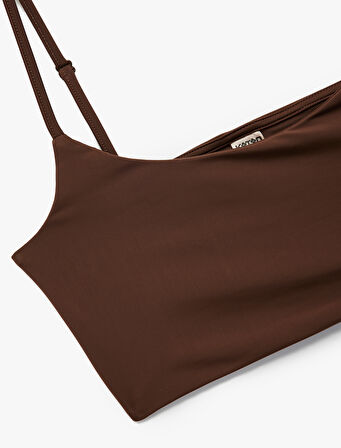 Skinny Dikişsiz İnce Askılı Yarım Atlet