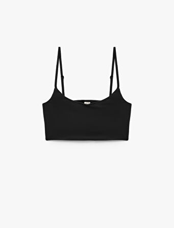 Skinny Dikişsiz İnce Askılı Yarım Atlet