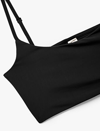 Skinny Dikişsiz İnce Askılı Yarım Atlet