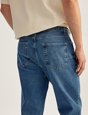 Normal Bel Pamuklu Tapered Fit Jean Pantolon - Joe Jean