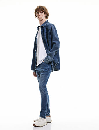 Pamuklu Normal Bel Super Skinny Fit Jean Pantolon - Justin Jean