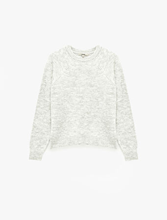 Uzun Kollu Bisiklet Yaka Basic Triko Kazak