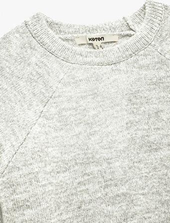 Uzun Kollu Bisiklet Yaka Basic Triko Kazak