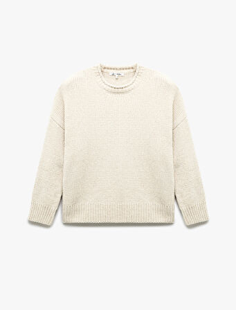 Uzun Kollu Bisiklet Yaka Basic Triko Kazak