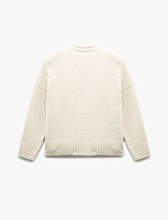 Uzun Kollu Bisiklet Yaka Basic Triko Kazak