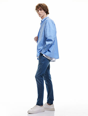 Pamuklu Normal Bel Slim Fit Jean Pantolon - Brad Jeans