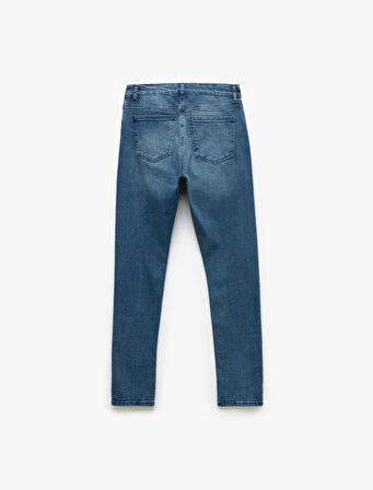 Pamuklu Normal Bel Slim Fit Jean Pantolon - Brad Jeans